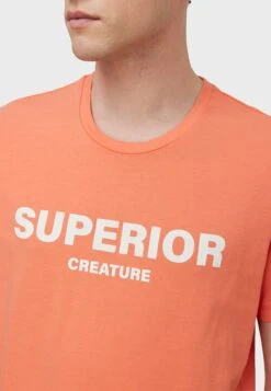 T-Shirt Print - Coral -Heren Mode Boutique 0114cfa946194c7cae2a9639de328520