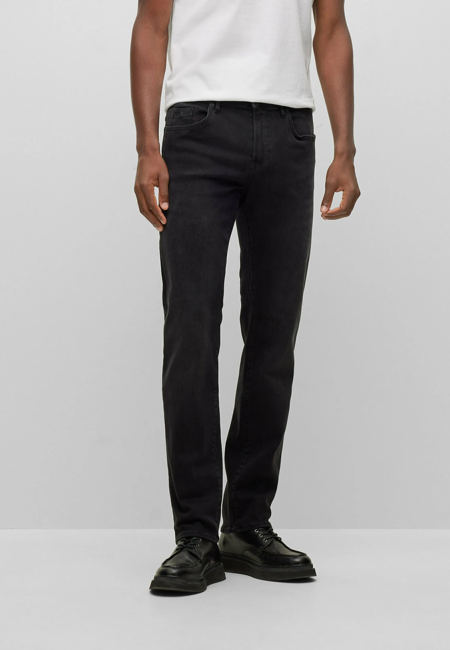 Boss Delaware - Straight Leg Jeans - Charcoal Five 3 Boss Delaware - Straight Leg Jeans - Charcoal Five