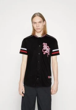 BRAVE SOUL T-Shirt Print - Black/Red/White