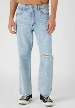Wrangler Redding - Relaxed Fit Jeans - Ripped Light Wash