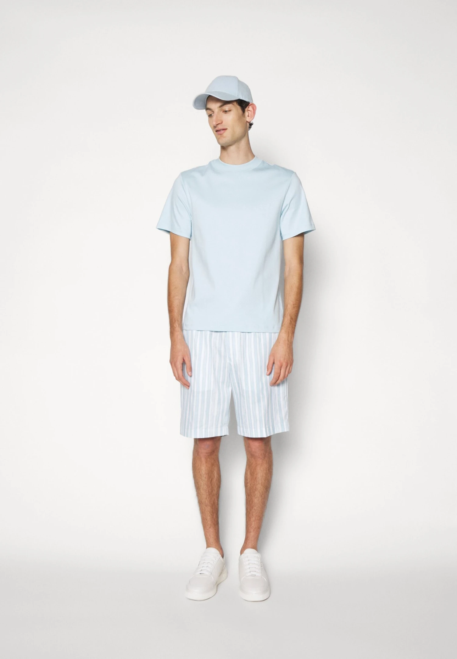 J.Lindeberg Ace Mock Neck - T-Shirt Basic - Dream Blue 7 J.Lindeberg Ace Mock Neck - T-Shirt Basic - Dream Blue - Afbeelding 5