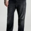 Regular Taper Plus - Straight Leg Jeans - Denim Black -Heren Mode Boutique 07861f22534049a8a6eb0f10e18637b5