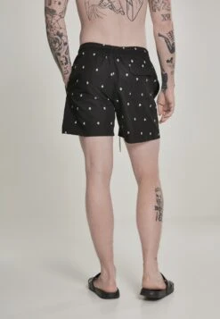 URBAN CLASSICS Embroidery Swim - Zwemshorts - Leaf/Firered/Navy -Heren Mode Boutique 09d76294f5a141bfab3ee930fffbb91b