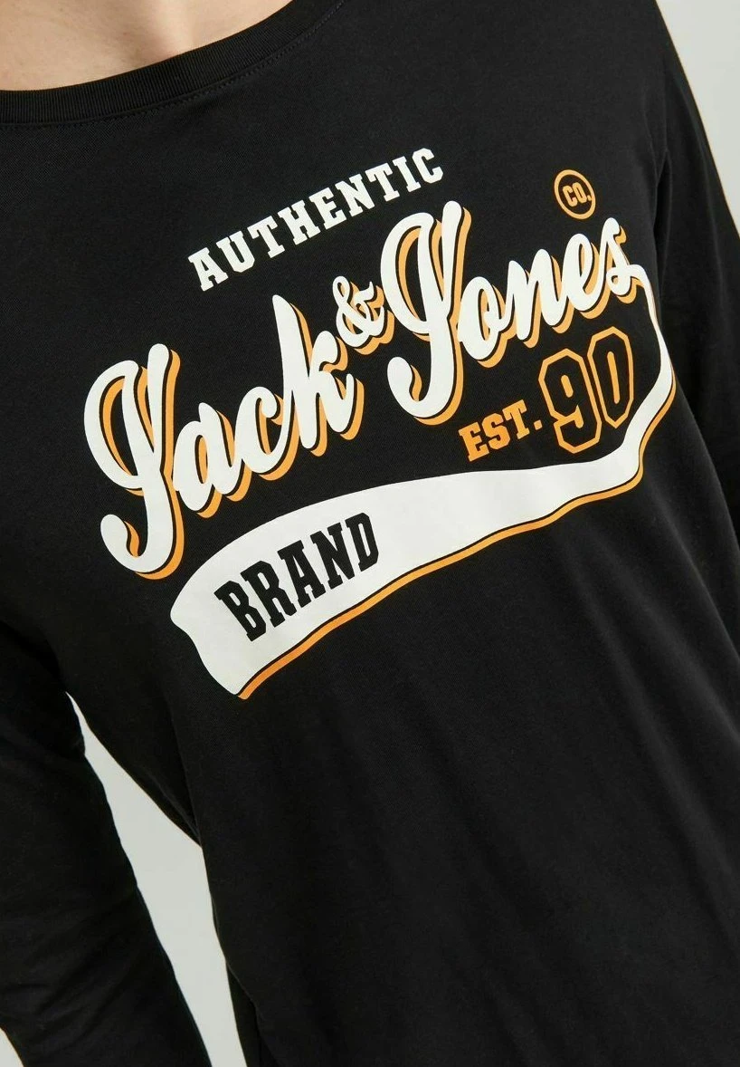 Jack & Jones Logo - Longsleeve - Black 7 Jack & Jones Logo - Longsleeve - Black - Afbeelding 5