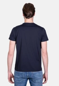 SAVE THE DUCK Con Taschino - T-Shirt Basic - Blue -Heren Mode Boutique 14b7c9ba9fa44c7e9c29358c6a51a67e