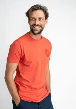Petrol Industries T-Shirt Print - Orange -Heren Mode Boutique 1e951bd60e19403982a50eae6c29dfdf