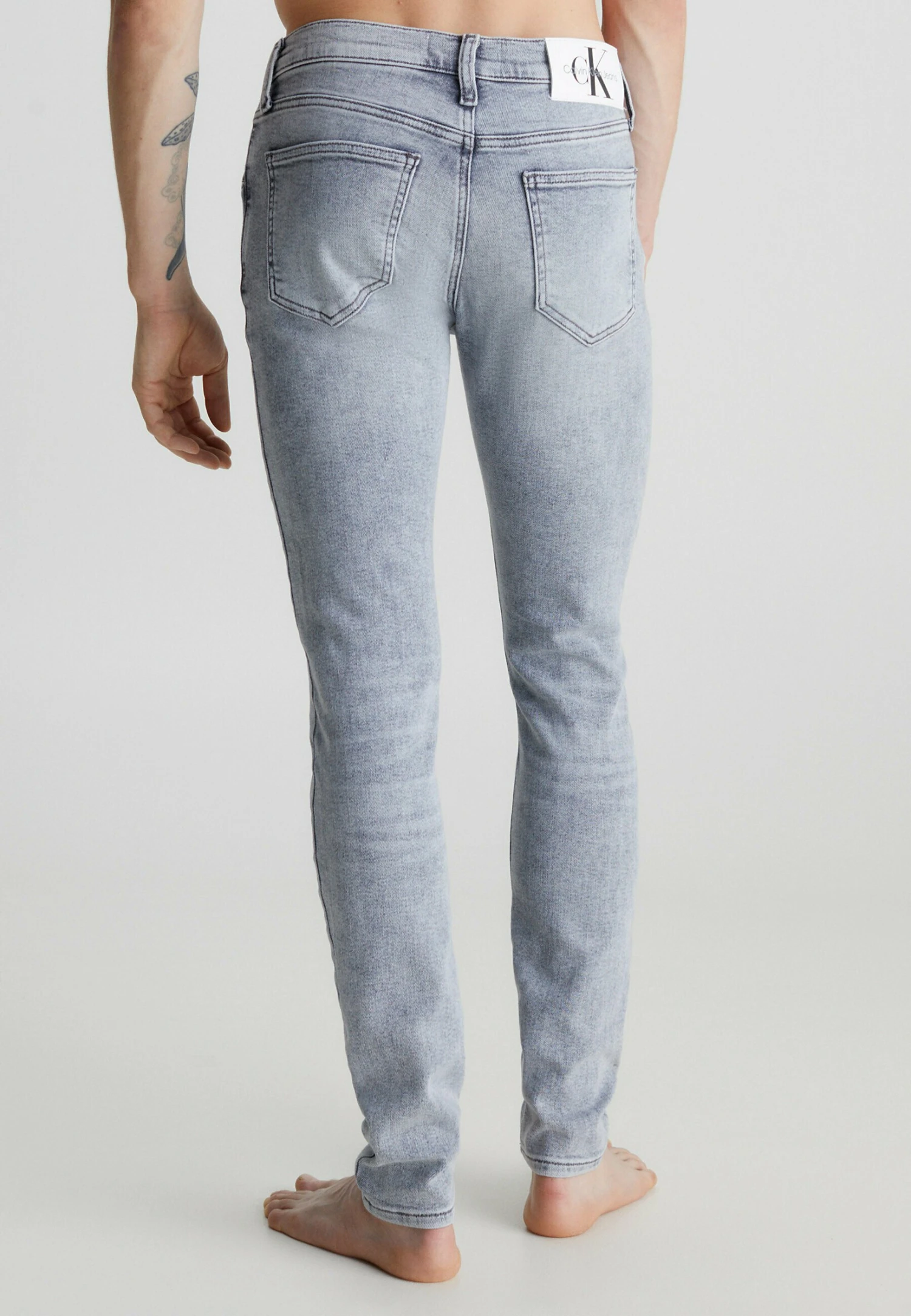 Calvin Klein Jeans Super - Slim Fit Jeans - Denim Grey 5 Calvin Klein Jeans Super - Slim Fit Jeans - Denim Grey - Afbeelding 3