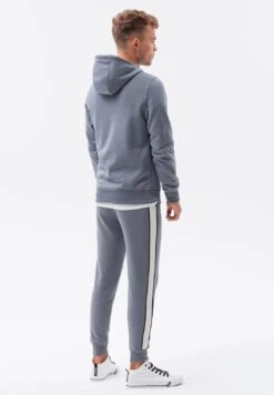 Set - Trainingspak - Grey Denim -Heren Mode Boutique 25f1fab24d4f4b8e81d7a1d11b36b69a