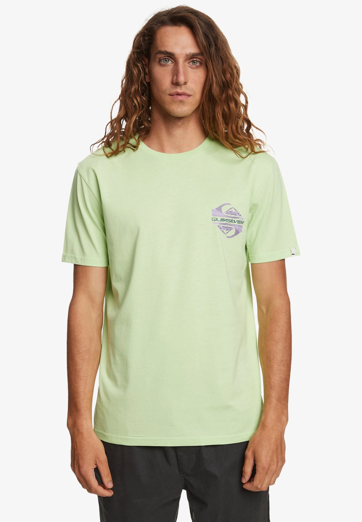 Quiksilver Twisted Mind - Pour Eqyzt07312 - T-Shirt Print - Paradise Green 4 Quiksilver Twisted Mind - Pour Eqyzt07312 - T-Shirt Print - Paradise Green - Afbeelding 2