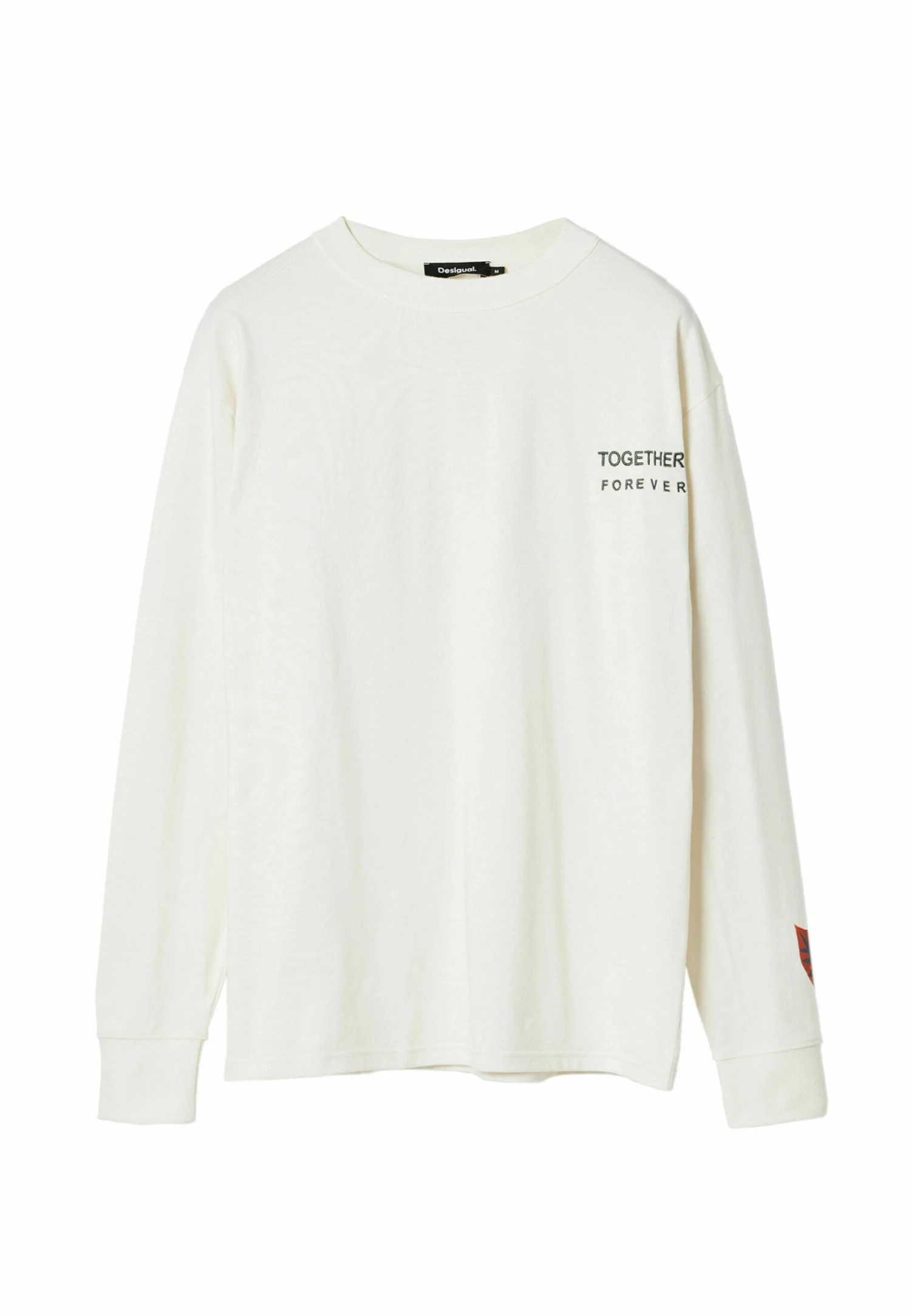 Desigual Arty Messages - Longsleeve - Beige 7 Desigual Arty Messages - Longsleeve - Beige - Afbeelding 5