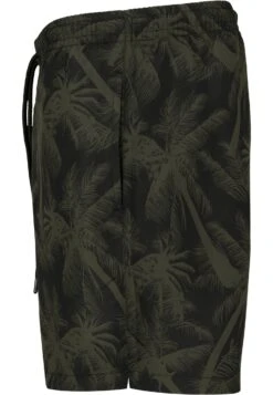 URBAN CLASSICS Pattern - Zwemshorts - Palm/Olive -Heren Mode Boutique 2d3303688a294da49ff5179f8231fdc2