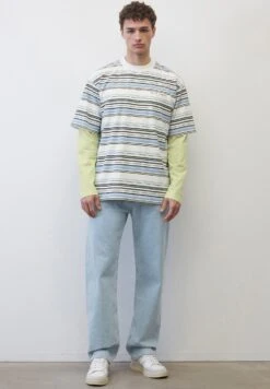 Marc O'Polo DENIM Heavy Aus Reiner- T-Shirt Print - Multi Egg White -Heren Mode Boutique 2ec5b35fc73d42c1a316ea5cc3fbaa44