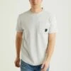 Petro - T-Shirt Basic - Light Grey -Heren Mode Boutique 3076ceb259ae49e69dd37265752ed2fc