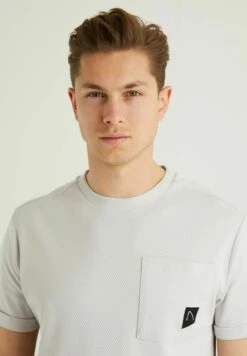 Petro - T-Shirt Basic - Light Grey -Heren Mode Boutique 31bb2feb29c742688d1db890bcd8a3d8