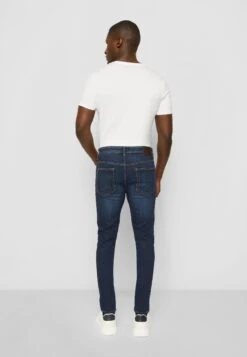 Jeans Skinny Fit - Dark Blue Denim -Heren Mode Boutique 37441b091dbe45b6ae636ef63b189a7a