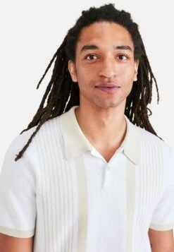 Dockers Regular Fit - Poloshirt - Shore Stripe Lucent White -Heren Mode Boutique 3af53710ad264b58a0cfb0caae1f1027