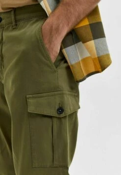 Selected Homme Cargobroek - Winter Moss -Heren Mode Boutique 3c00e505061943da8fd10ab2243aa12e