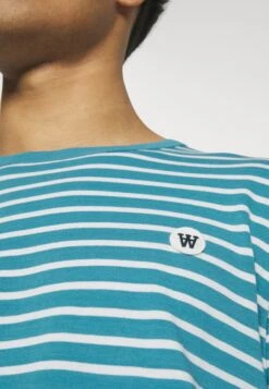 Wood Wood Longsleeve - Bright Blue/Off White -Heren Mode Boutique 3cf29d650a0140cda4fe0c99fdf1ea13