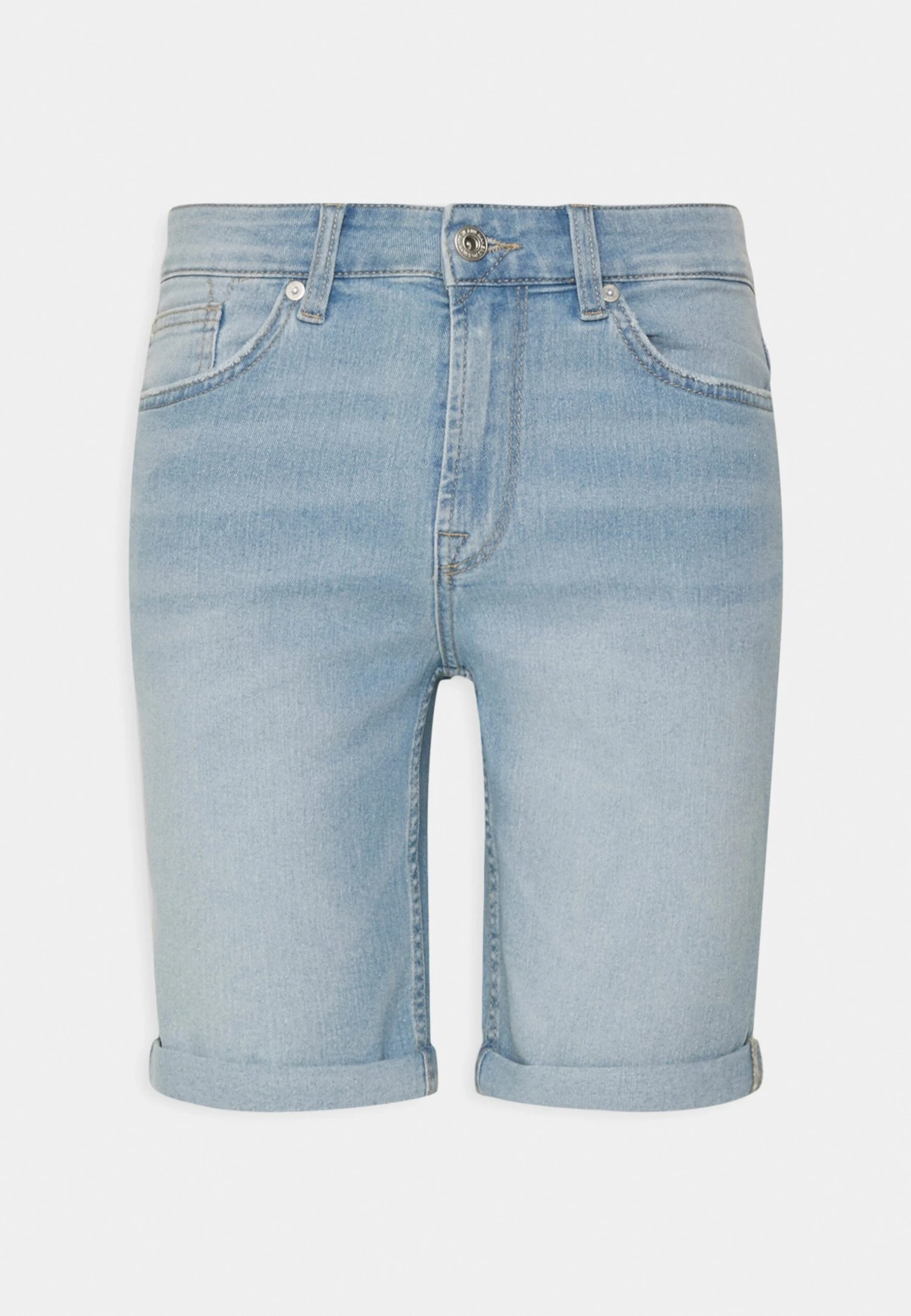 Only & Sons Onsply 2 Pack - Jeansshort - Light Blue Denim/Black 4 Only & Sons Onsply 2 Pack - Jeansshort - Light Blue Denim/Black - Afbeelding 2