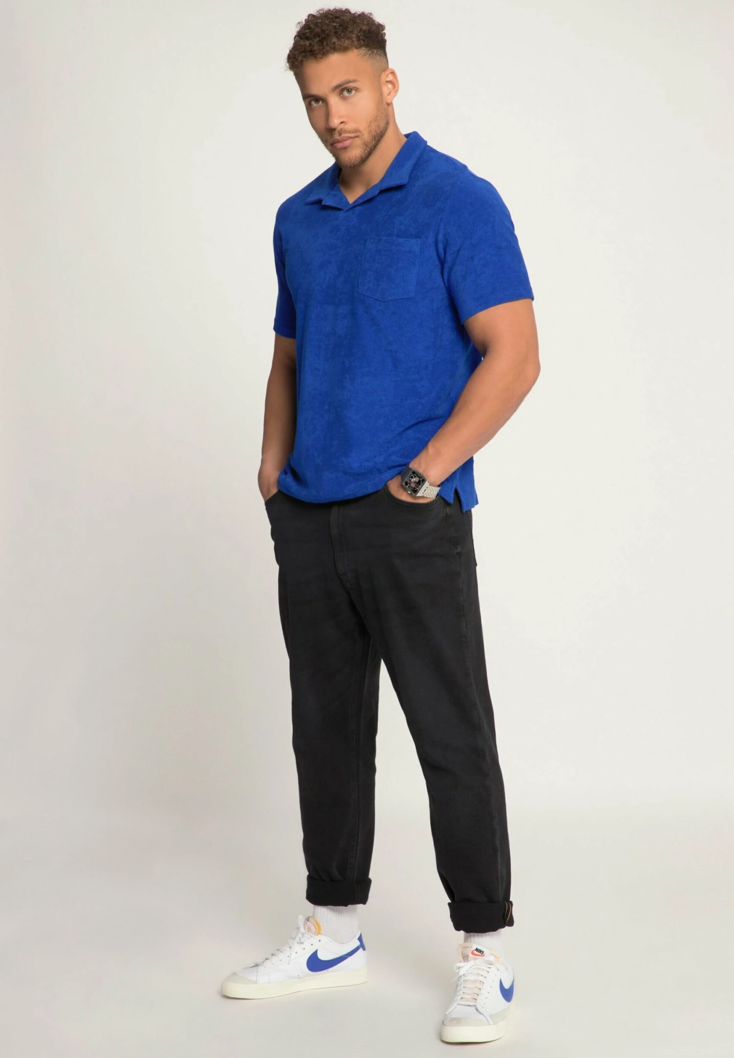 Poloshirt - Strong Blue 4 Poloshirt - Strong Blue - Afbeelding 2
