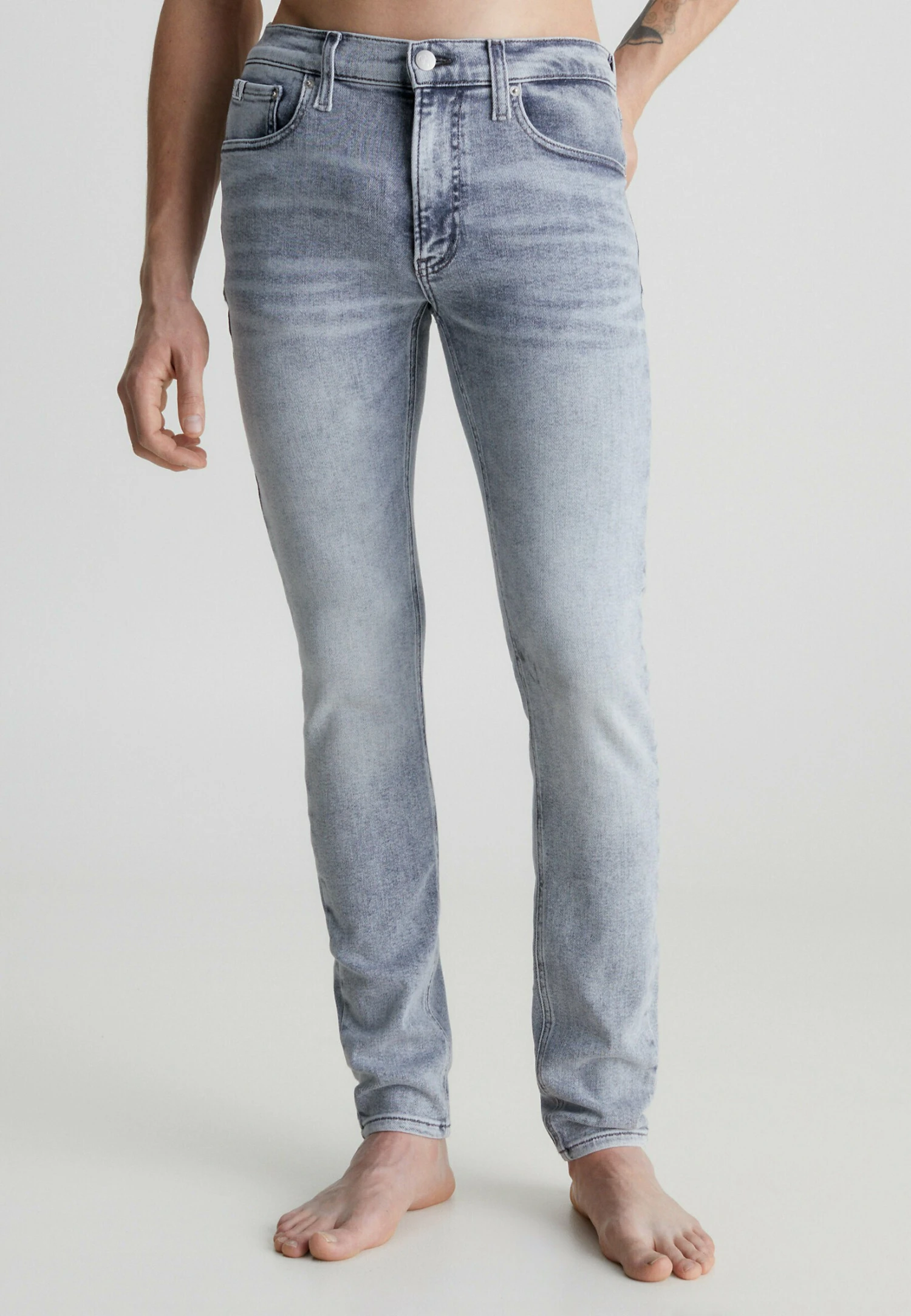 Calvin Klein Jeans Super - Slim Fit Jeans - Denim Grey 3 Calvin Klein Jeans Super - Slim Fit Jeans - Denim Grey