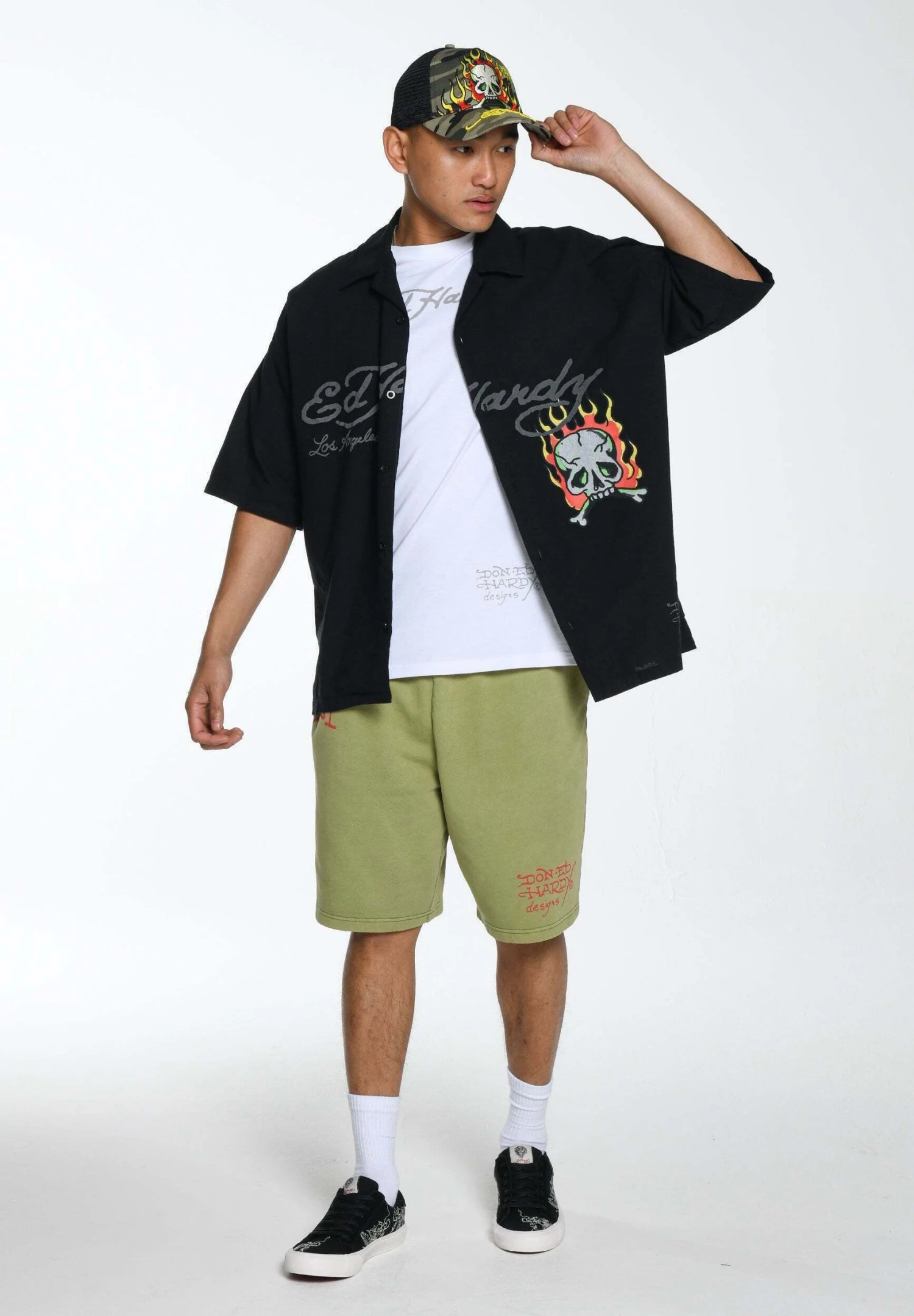 Ed Hardy True Till Death- Trainingsbroek - Green 4 Ed Hardy True Till Death- Trainingsbroek - Green - Afbeelding 2