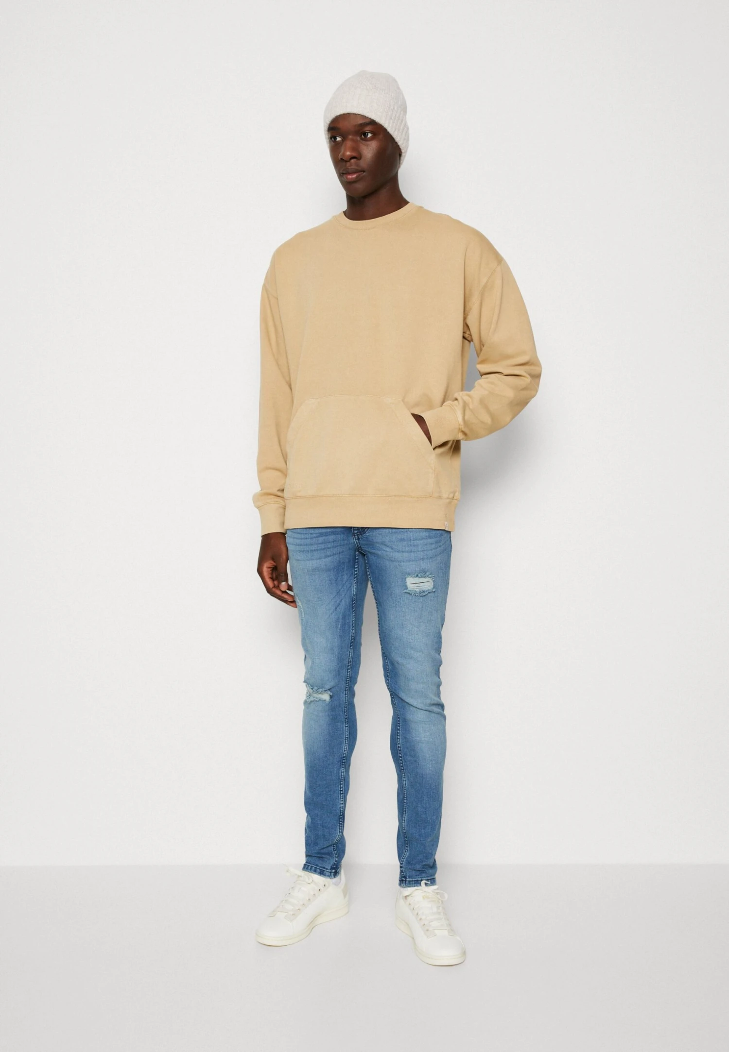 Redefined Rebel Rrstockholm Jeans - Straight Leg Jeans - Smooth Indigo Destroy 4 Redefined Rebel Rrstockholm Jeans - Straight Leg Jeans - Smooth Indigo Destroy - Afbeelding 2