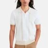 Dockers Regular Fit - Poloshirt - Shore Stripe Lucent White -Heren Mode Boutique 439d0788d59e468eacf322ca8911e8fa