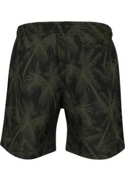 URBAN CLASSICS Pattern - Zwemshorts - Palm/Olive -Heren Mode Boutique 4fd80f416e7d46aba4b487fd72a13aa6