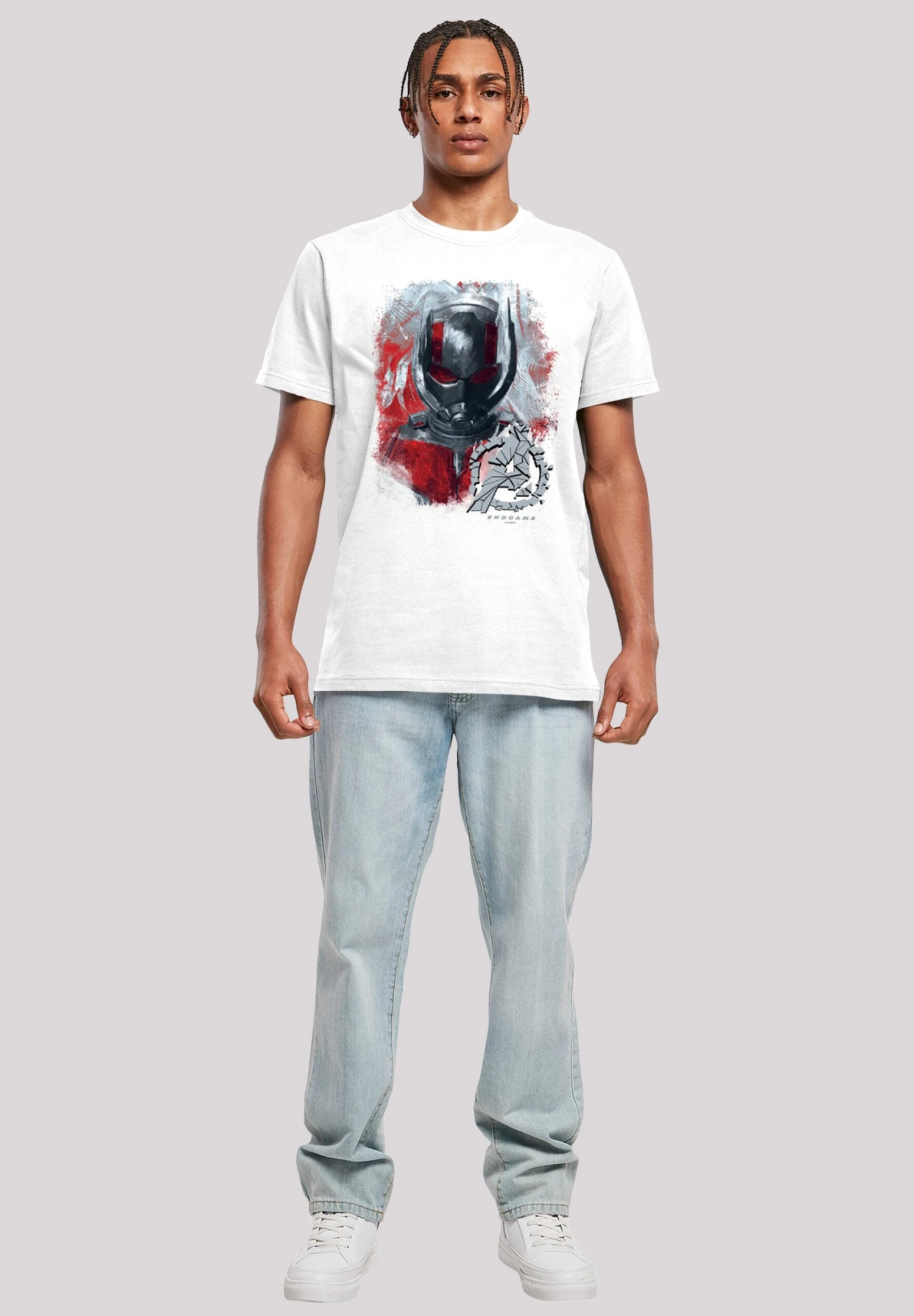 F4NT4STIC Marvel Avengers Endgame Ant-Man Brushed - T-Shirt Print - White 4 F4NT4STIC Marvel Avengers Endgame Ant-Man Brushed - T-Shirt Print - White - Afbeelding 2