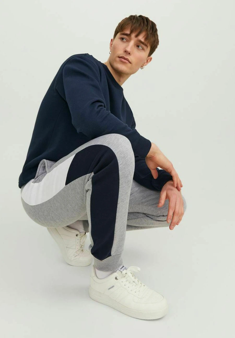 Jack & Jones Jpstwill Jjreid Blocking Pant - Trainingsbroek - Light Grey Melange 7 Jack & Jones Jpstwill Jjreid Blocking Pant - Trainingsbroek - Light Grey Melange - Afbeelding 5