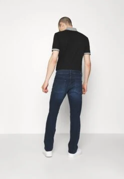 7 For All Mankind Slimmy Luxe Performance - Straight Leg Jeans - Dark Blue 9 7 For All Mankind Slimmy Luxe Performance - Straight Leg Jeans - Dark Blue -Heren Mode Boutique 58f1678dc7474268aa491120dde7f578
