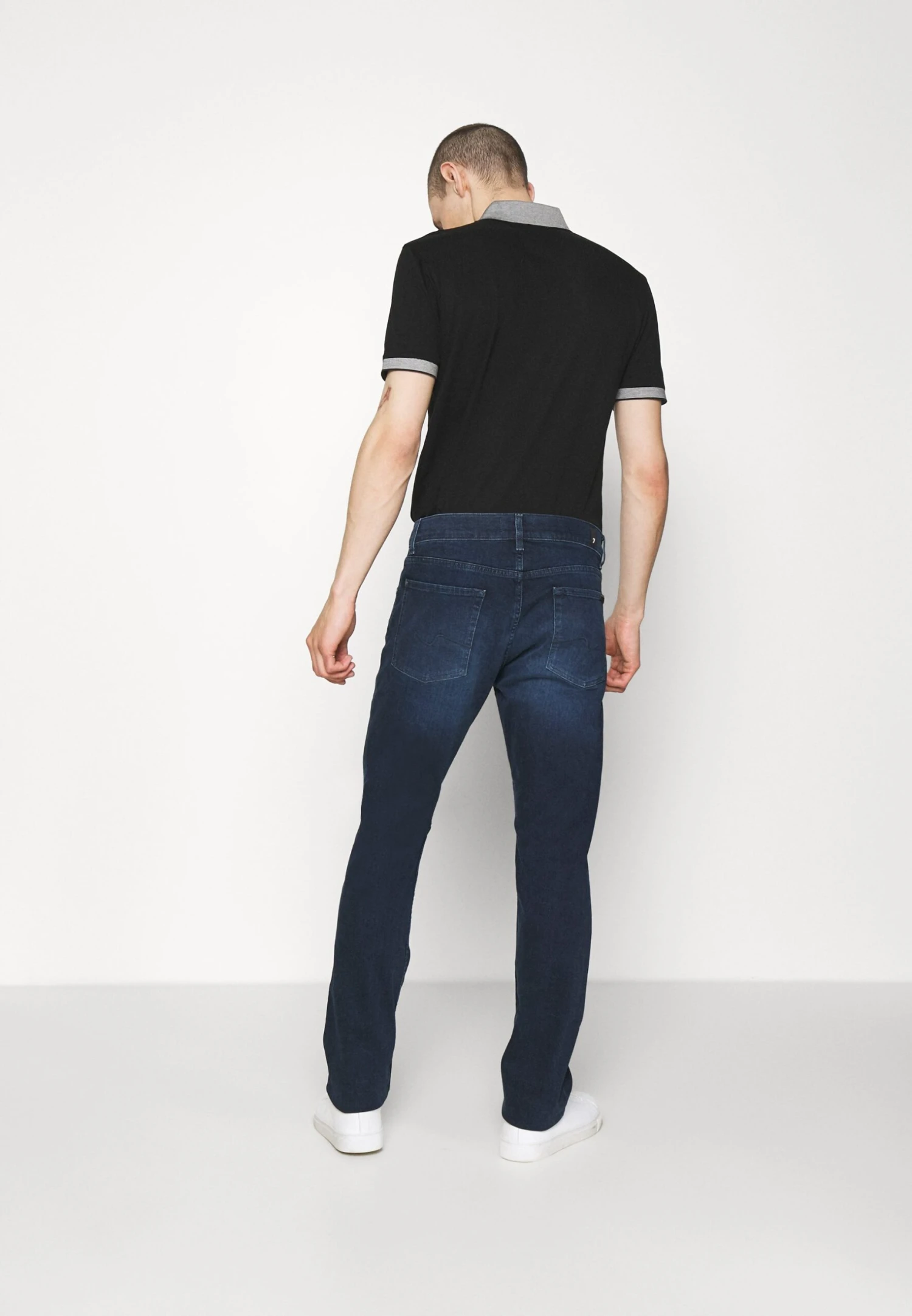 7 For All Mankind Slimmy Luxe Performance - Straight Leg Jeans - Dark Blue 5 7 For All Mankind Slimmy Luxe Performance - Straight Leg Jeans - Dark Blue - Afbeelding 3