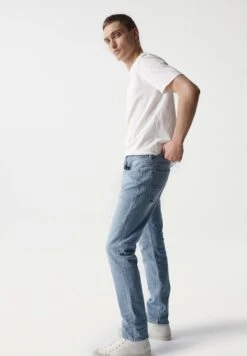 Straight Leg Jeans - Blue -Heren Mode Boutique 59b57f2ad41149a79a370f83343b4b34