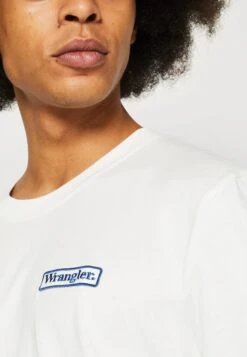 Wrangler Logo Tee - T-Shirt Basic - White -Heren Mode Boutique 59e03aa3dc3243e092565202f38da72d