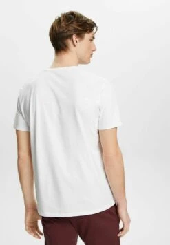 Edc By Esprit Mit Print - T-Shirt Print - White -Heren Mode Boutique 5acef176d4ae4d289239689e7c61606d