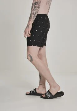 URBAN CLASSICS Embroidery Swim - Zwemshorts - Leaf/Firered/Navy -Heren Mode Boutique 5f757d6b20914f59882fbdc7b4c9f711