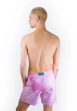 Badeshorts Color Changing - Zwemshorts - Bordeaux/Roze