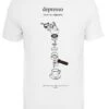 Mister Tee Depresso- T-Shirt Print - White -Heren Mode Boutique 62e215894a7742ce8045ef24dcd61b25