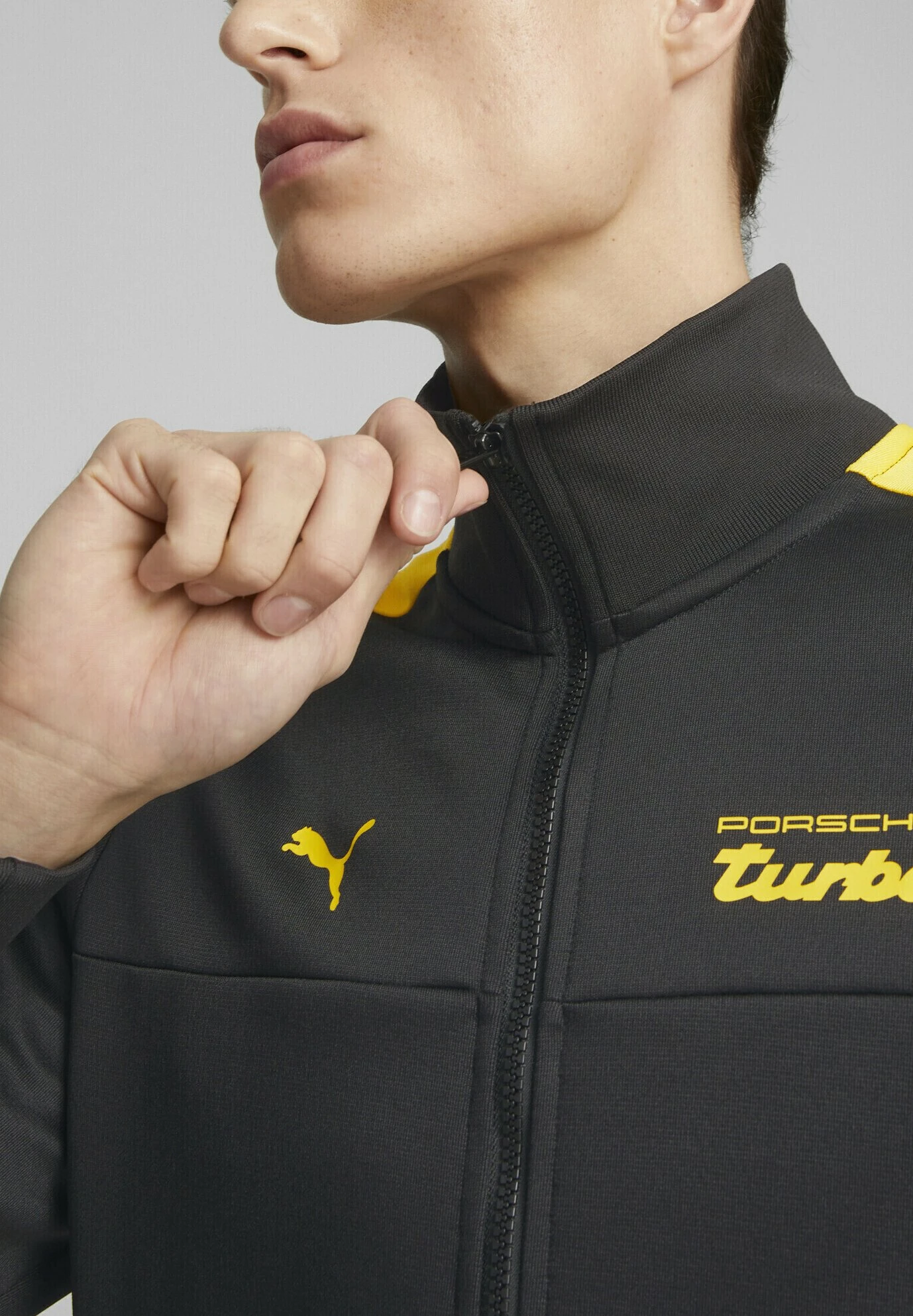 Puma Porsche Legacy Mt7 - Trainingsvest - Black Lemon Chrome 5 Puma Porsche Legacy Mt7 - Trainingsvest - Black Lemon Chrome - Afbeelding 3