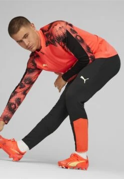 Individualfinal Training Pants - Trainingsbroek - Puma Black Fiery Coral -Heren Mode Boutique 65697916447b48378aea52887e83616e