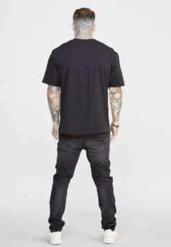 SikSilk Slim Fit Jeans - Washed Black 9 SikSilk Slim Fit Jeans - Washed Black -Heren Mode Boutique 686328a29ed34032b73135492e9cf057