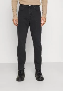 Marc O'Polo DENIM 5-Pocket Regular Waist Covered- Slim Fit Jeans - Multi/Greyish Worn Out Black