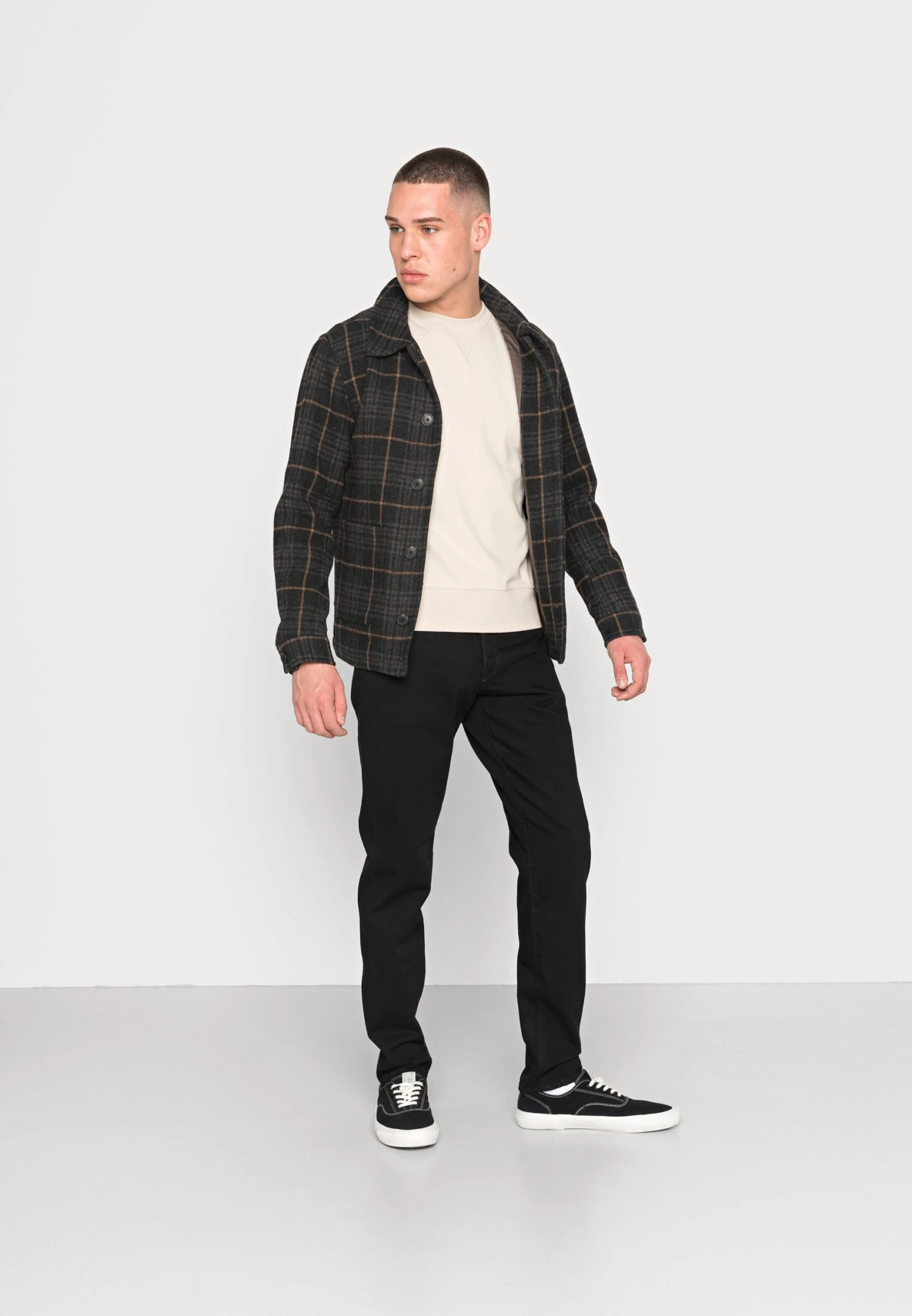 Edwin Straight Leg Jeans - Black Denim 4 Edwin Straight Leg Jeans - Black Denim - Afbeelding 2