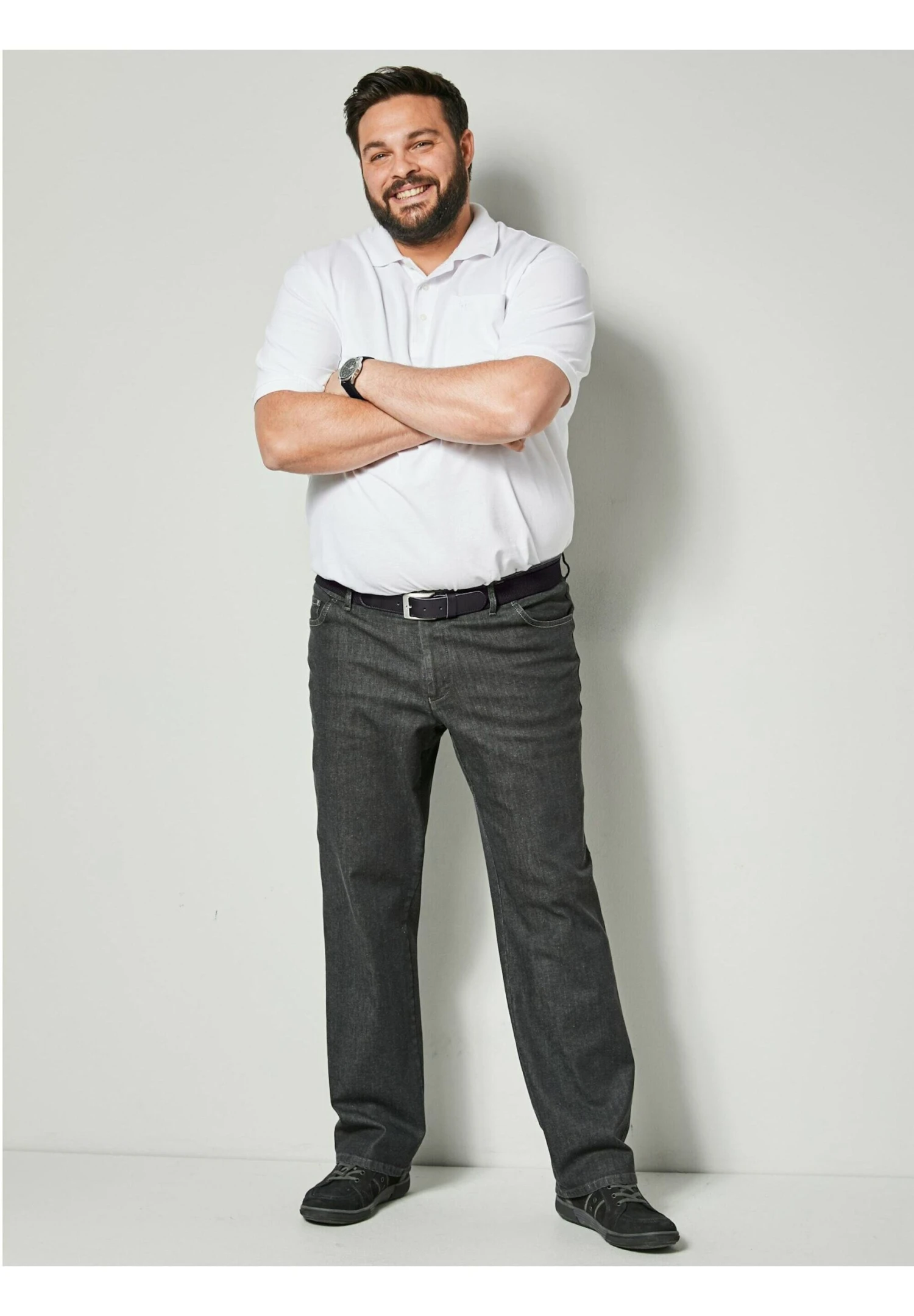 Bi-Stretch- Chino - Black Stone 4 Bi-Stretch- Chino - Black Stone - Afbeelding 2