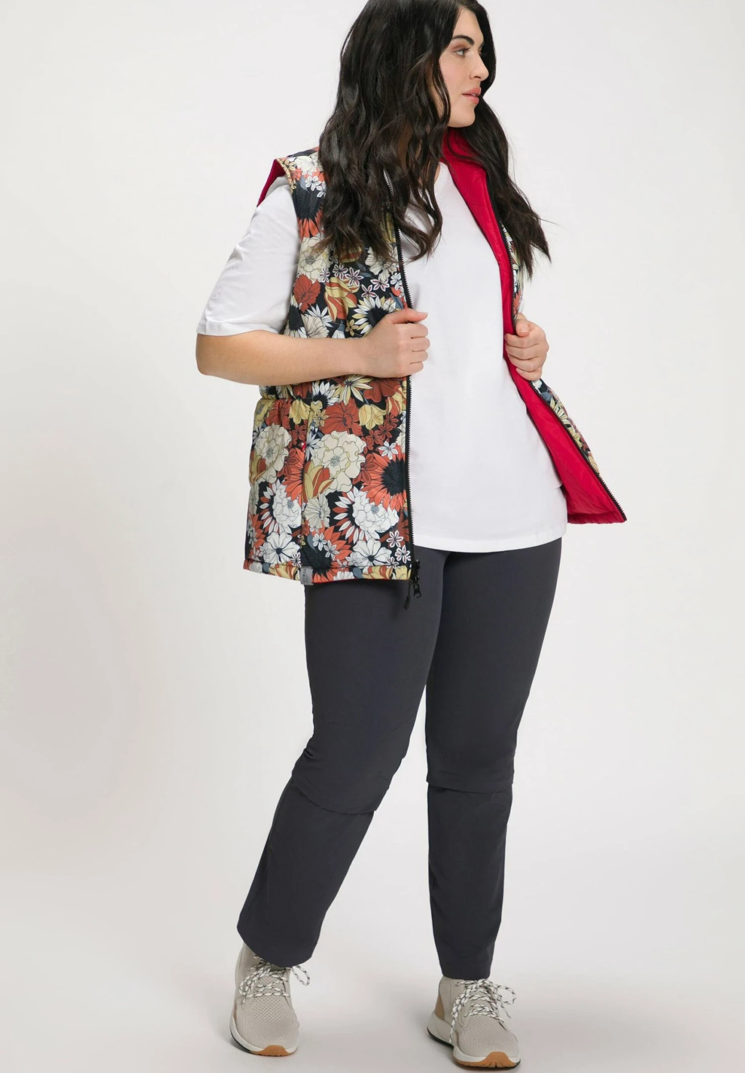 Ulla Popken Broek - Asphalt Grey 4 Ulla Popken Broek - Asphalt Grey - Afbeelding 2