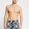 URBAN CLASSICS Pattern - Zwemshorts - Mottled Dark Blue