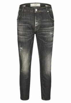 Neckarau- Slim Fit Jeans - Schwarz 13 Neckarau- Slim Fit Jeans - Schwarz -Heren Mode Boutique 72b69a22d8f940db84dd10d404415970