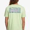 Quiksilver Twisted Mind - Pour Eqyzt07312 - T-Shirt Print - Paradise Green