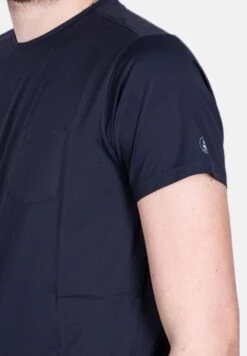 SAVE THE DUCK Con Taschino - T-Shirt Basic - Blue -Heren Mode Boutique 73ab52c0ad654d97a80ae0da5dec7d77